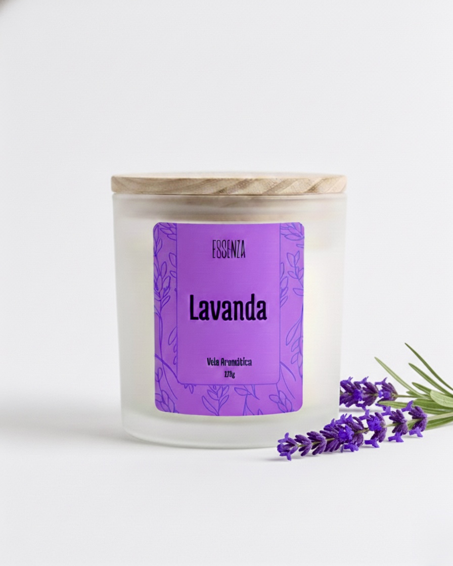 Vela Aromática Lavanda 170g