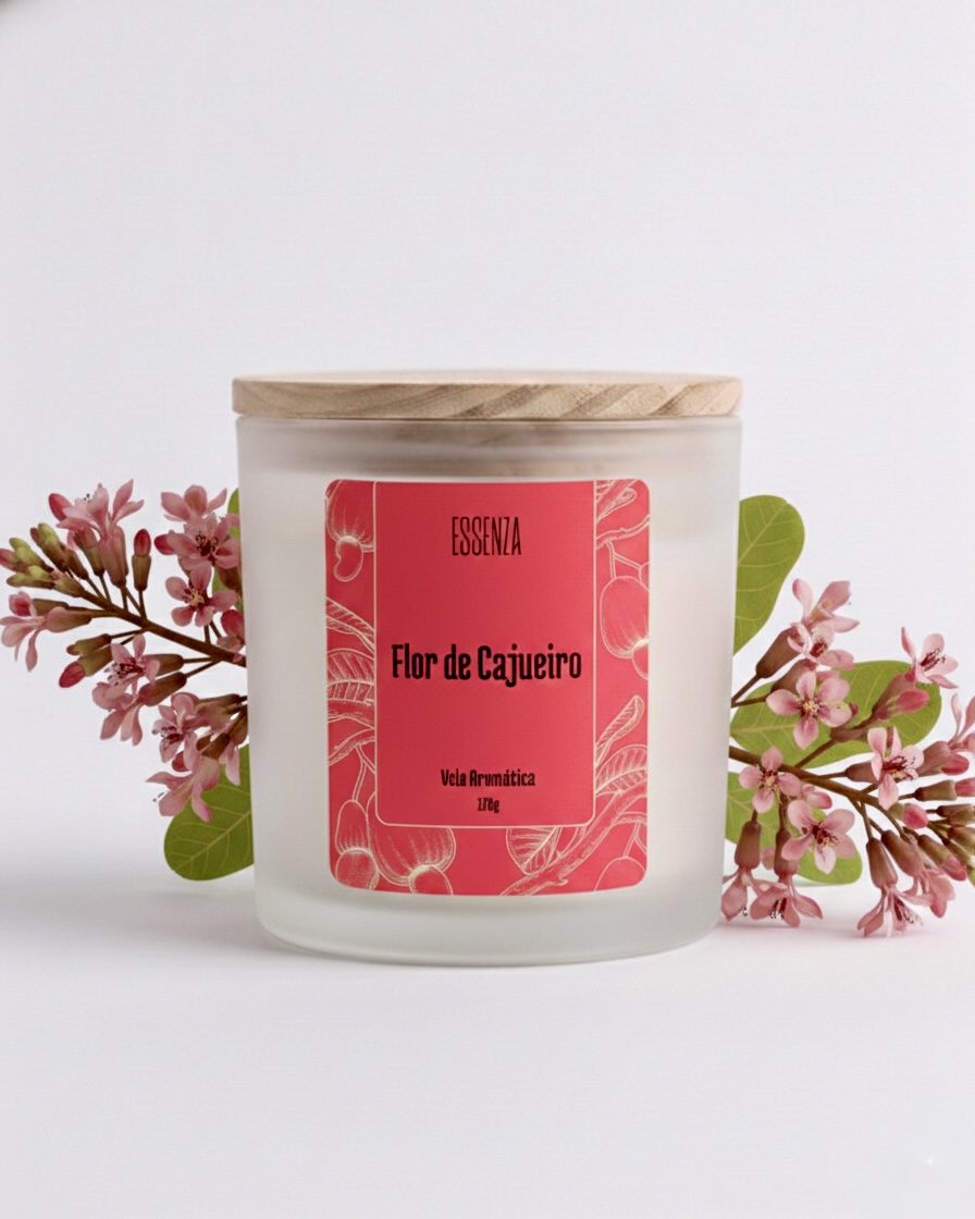 Vela Aromática Flor de Cajueiro 170g