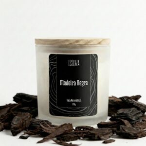 Vela Aromática Madeira Negra 170g