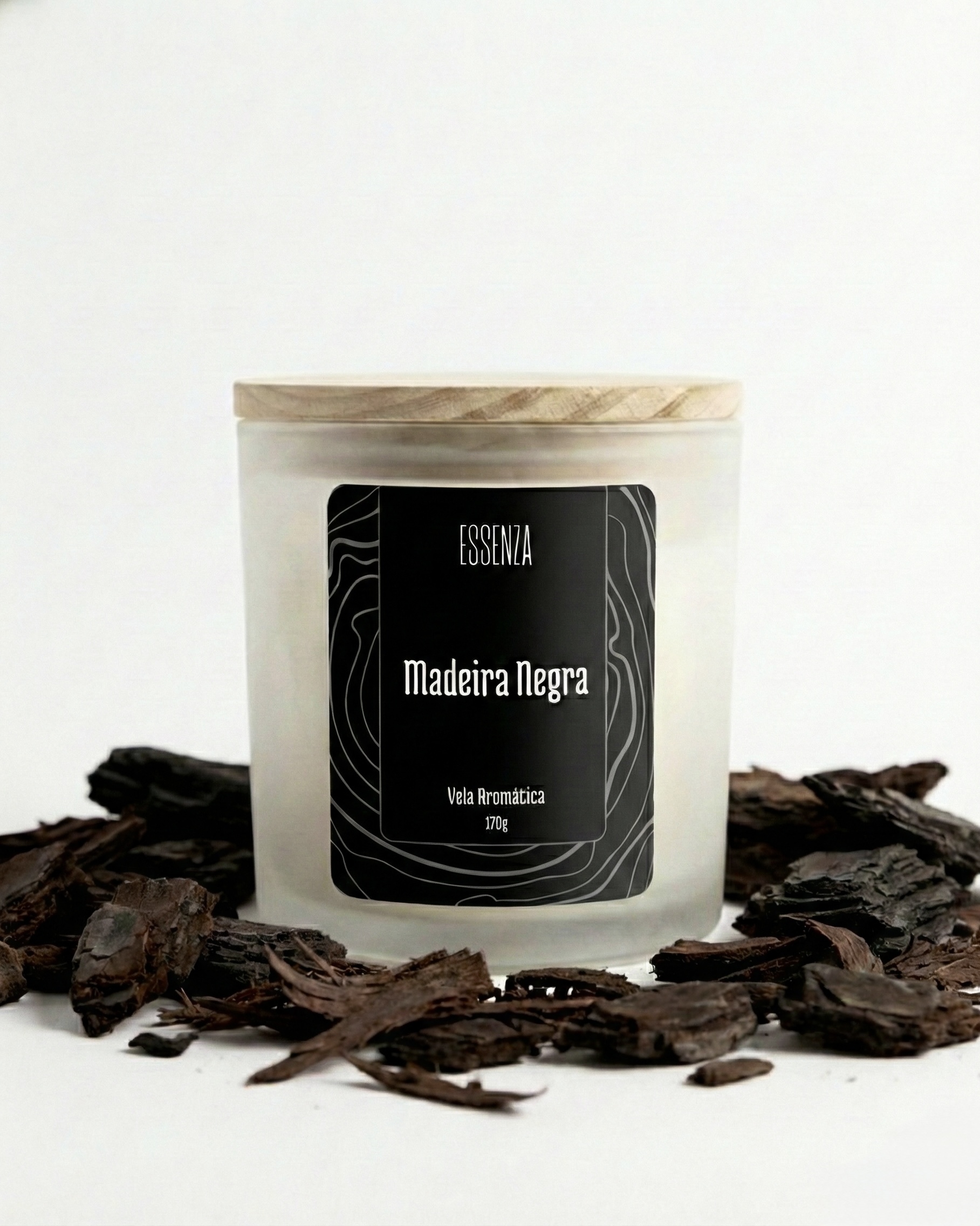 Vela Aromática Madeira Negra 170g