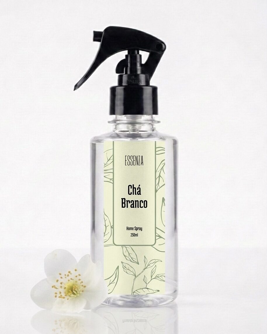 Home Spray Chá Branco 250ml - Fragrância Elegante e Suave para Bem-Estar