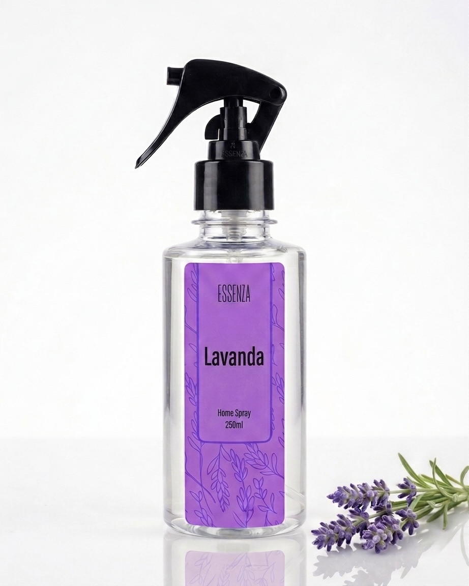 Home Spray Lavanda 250ml - Essência Relaxante Clássica para Alívio do Estresse