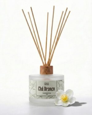 Difusor de Ambiente Chá Branco 200ml - Fragrância Elegante e Suave para Bem-Estar
