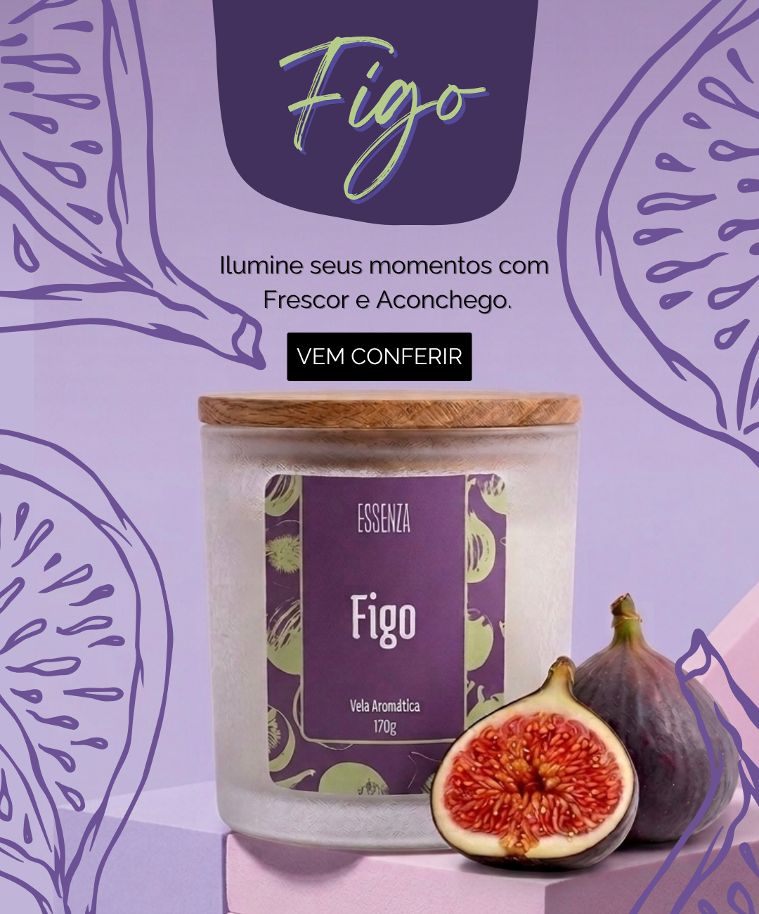BANNER VELA AROMATICA FIGO ESSENZA COMPRAR
