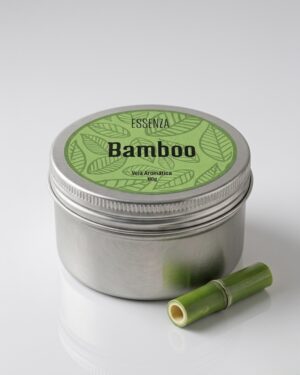 Vela Aromática Bamboo 100g - Essência Relaxante e Refrescante