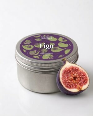 Vela Aromática Figo 100g - Fragrância Frutada Sofisticada e Envolvente