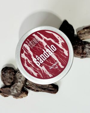 Vela Aromática Sândalo 100g - Aroma Amadeirado Calmante para Meditação e Yoga