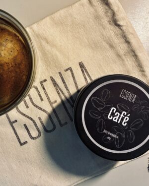 Vela Aromática Café 100g - Aroma Quente e Energizante para Foco e Aconchego