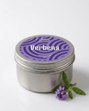 Vela Aromática Verbena 100g - Fragrância Cítrica Refrescante estilo Spa em Casa